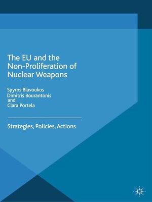 cover image of The EU and the Non-Proliferation of Nuclear Weapons